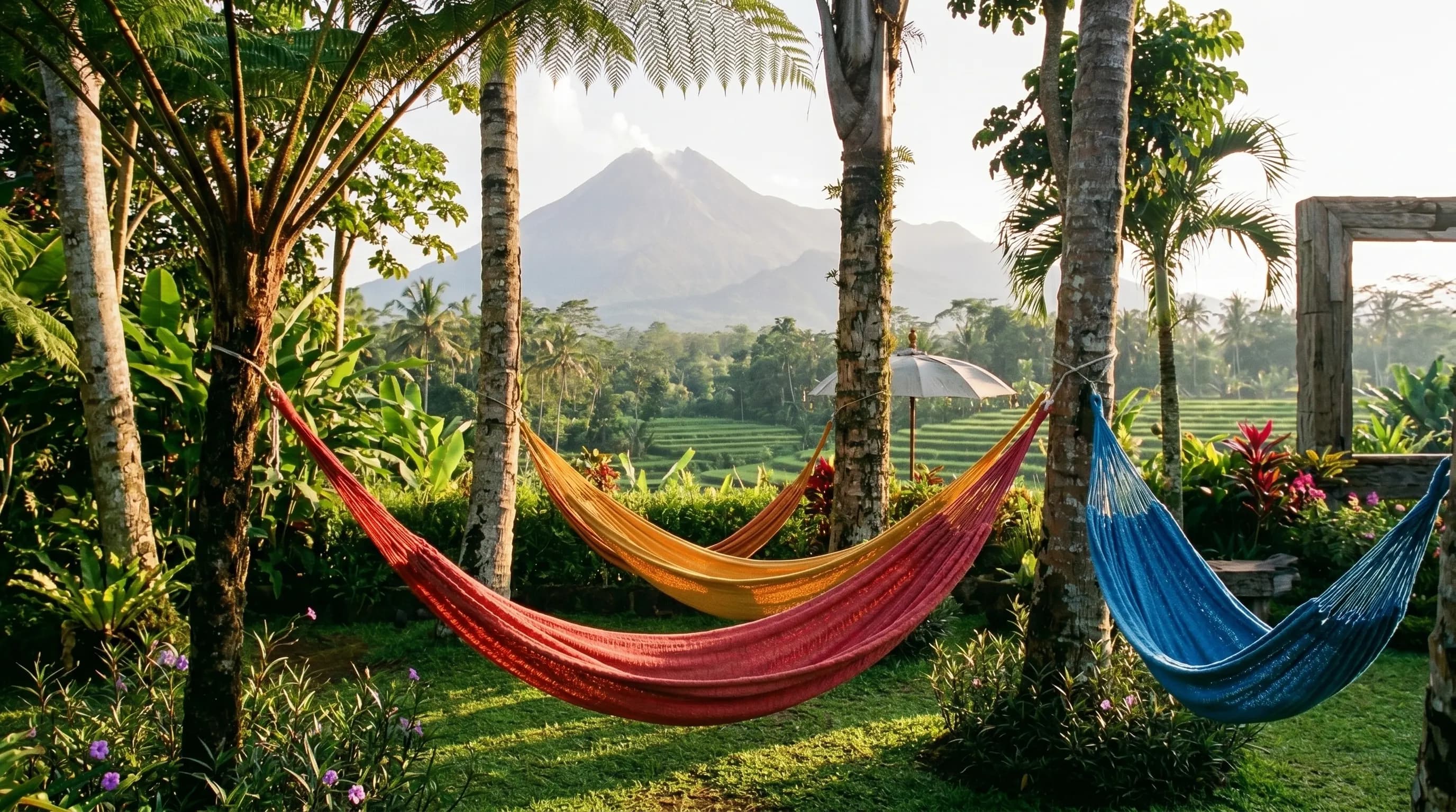 Area hammock di taman
